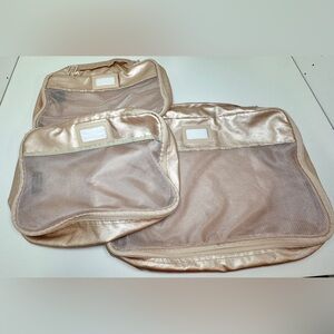 Calpak Rose Gold Packing Cubes—3 Piece Set